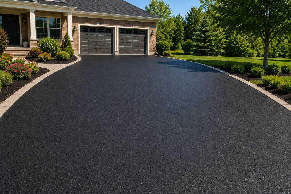 Professional asphalt driveway maintenance in Montgomeryville Pennsylvania