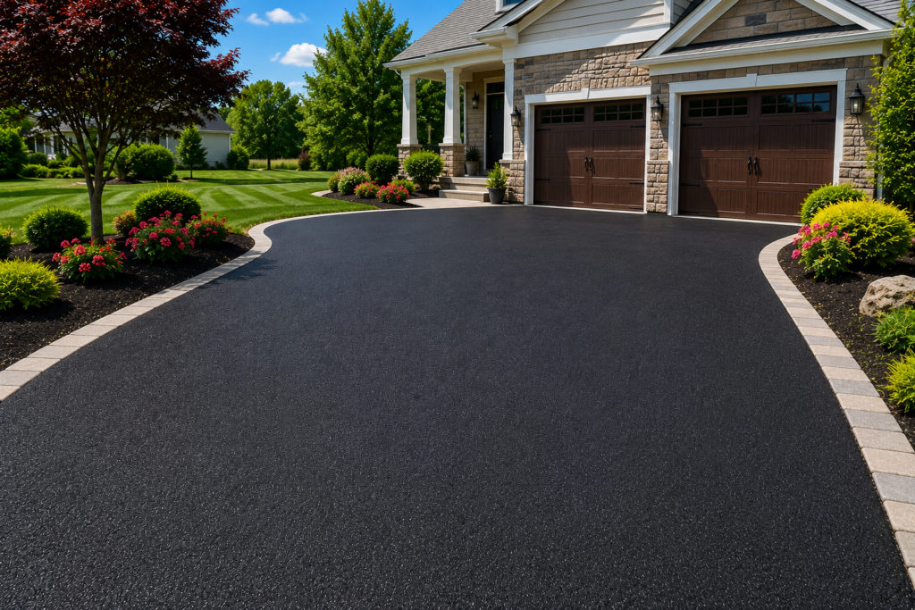 Professional asphalt driveway installation in Ambler Pennsylvania