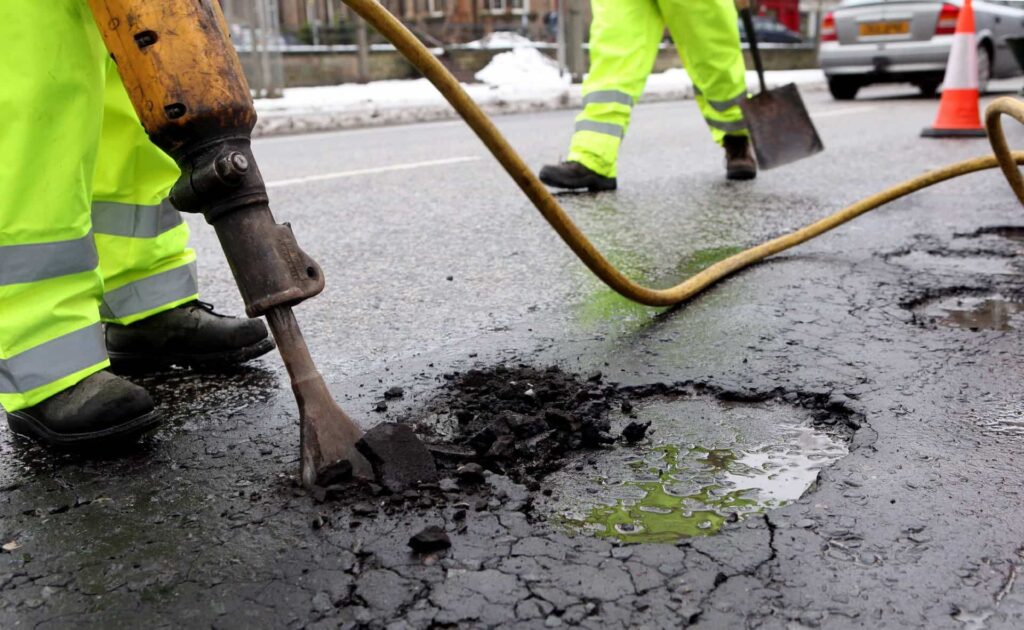 Pothole repairs Pennsylvania