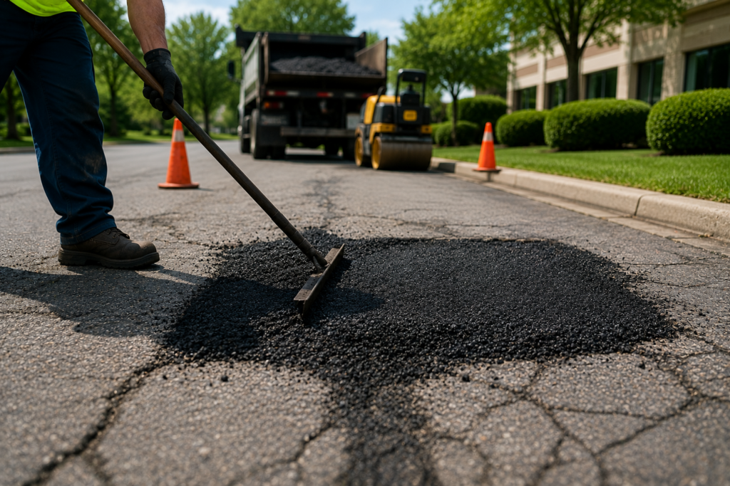 Professional asphalt driveway maintenance in Eagleville Pennsylvania