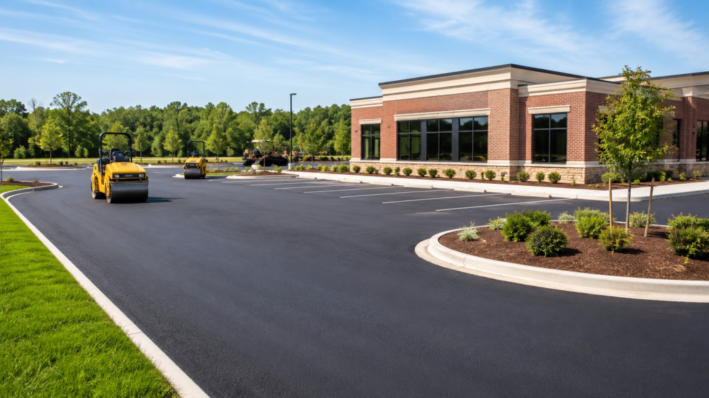 Commercial parking lot paving in Eagleville Pennsylvania