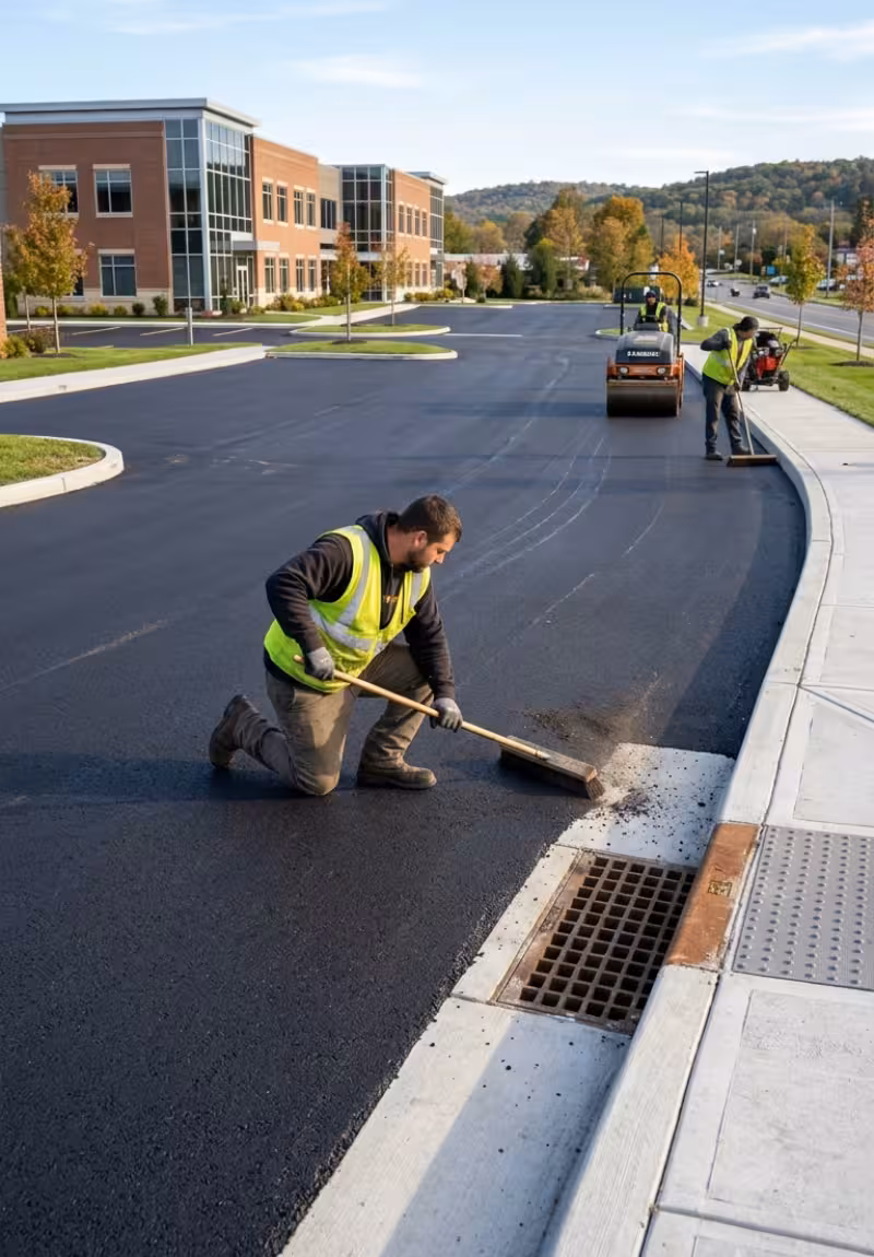 Parking Lot Paving Installations in Pennsylvania - American Paving and Concrete