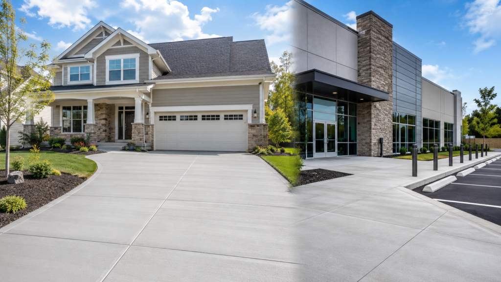Residential and commercial concrete paving services in Pennsylvania