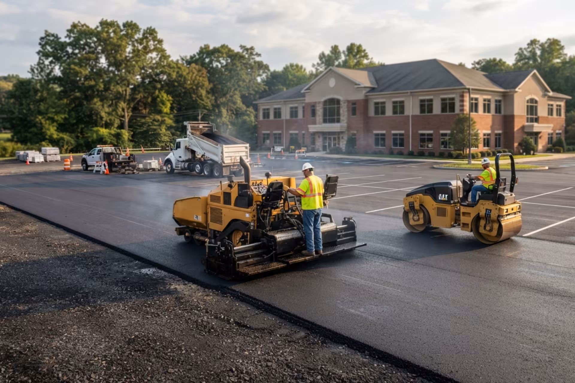 Commercial Parking Lot Paving in Bucks County, PA