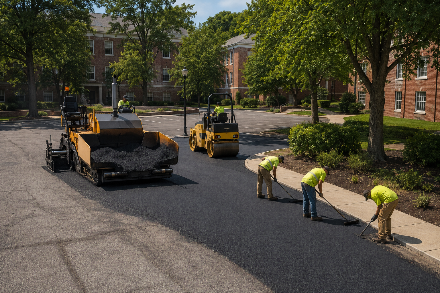 Commercial parking lot paving in Collegeville, PA