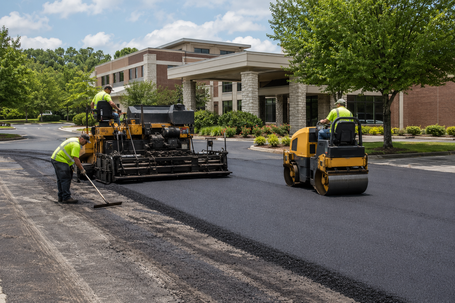 Commercial parking lot paving in East Norriton, PA