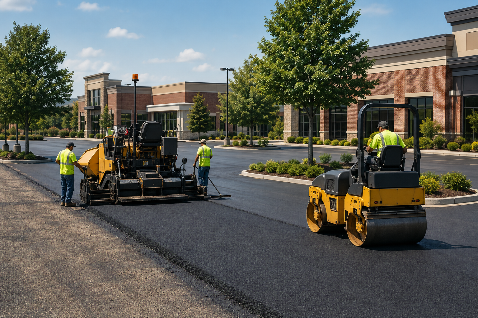 Commercial parking lot paving in Montgomeryville, PA