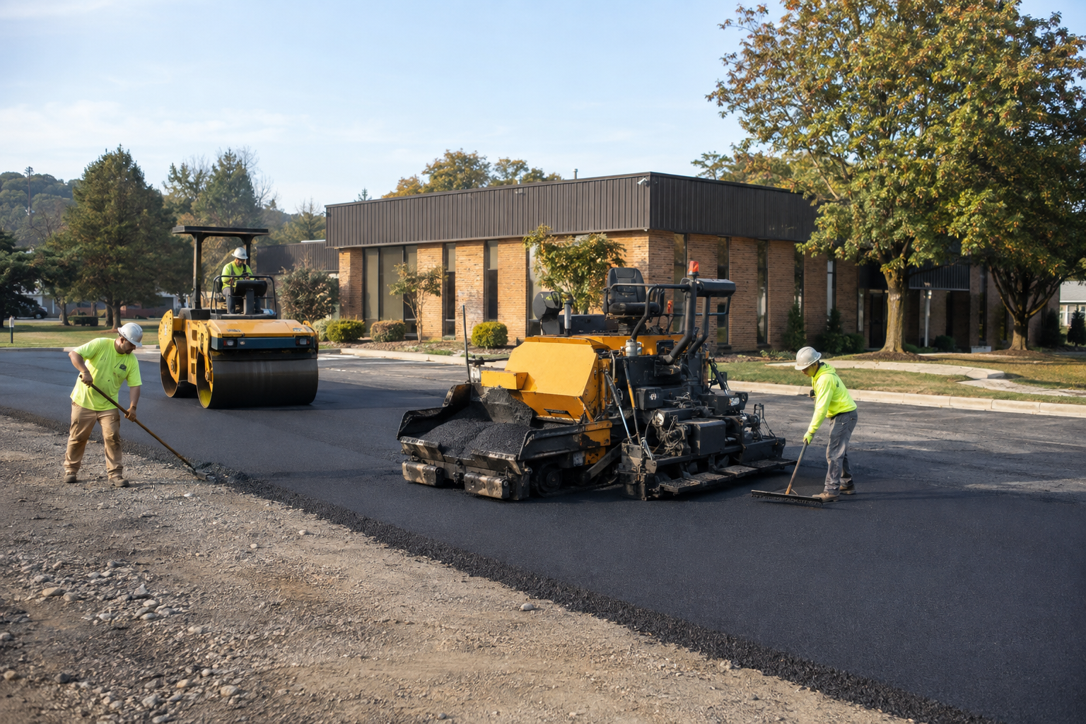 Commercial parking lot paving in Topton, PA