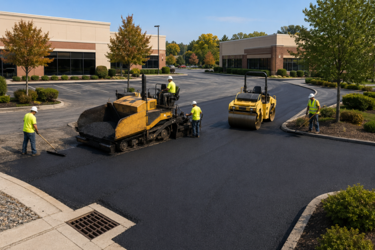 Commercial parking lot paving in Wescosville, PA